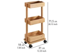 WENKO Regal Tortona Bambus