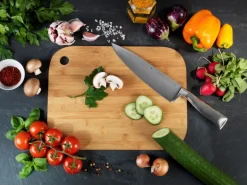 Wenko Schneidebrett Bambus M+ 33 x 25 cm