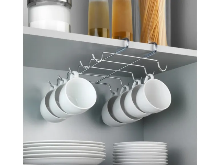 Wenko Schrankeinsatz Tassenhalter für 10 Tassen