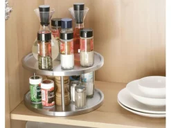 Wenko Schrankrondell Duo Edelstahl