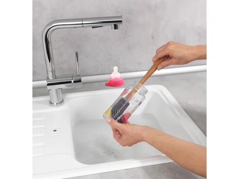 Wenko Silikon Flaschenbürste mit Flexkopf Hollie