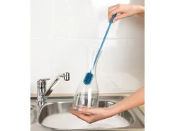 Wenko Silikon Flaschenbürste 38 cm Blau