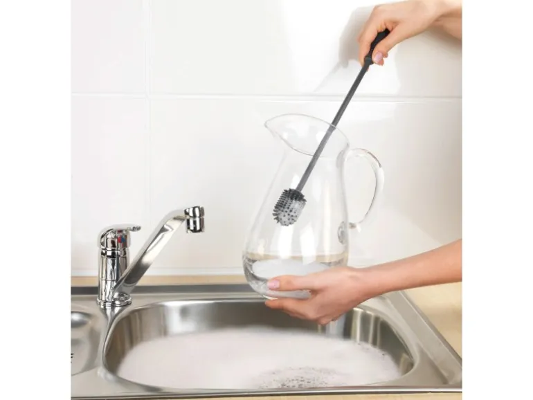 Wenko Silikon Flaschenbürste 38 cm Anthrazit