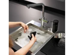 Wenko Silikon Spülschwamm Soft 2 Stück Black Outdoor Kitchen Schwarz