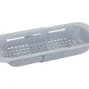 Wenko Spülbecken-Sieb Sivo Ausziehbar 50 cm x 7 cm x 20 cm Grau