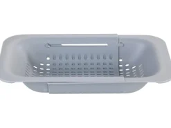 Wenko Spülbecken-Sieb Sivo Ausziehbar 50 cm x 7 cm x 20 cm Grau