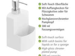 Wenko Spülmittelspender True Colours Festival Weiß