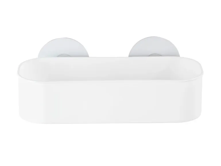 Wenko Static-Loc Wandablage Osimo Kunststoff Weiß