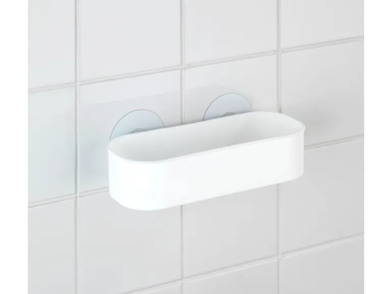 Wenko Static-Loc Wandablage Osimo Kunststoff Weiß