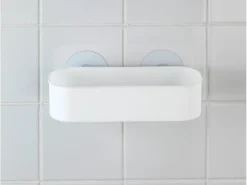 Wenko Static-Loc Wandablage Osimo Kunststoff Weiß