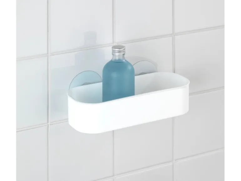 Wenko Static-Loc Wandablage Osimo Kunststoff Weiß