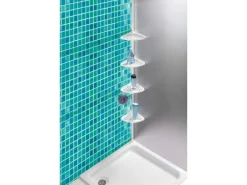 Wenko Teleskop-Regal Opal Stahl Weiß lackiertes Metall 19,5 x 85-250 x 26 cm