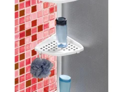 Wenko Teleskop-Regal Opal Stahl Weiß lackiertes Metall 19,5 x 85-250 x 26 cm