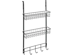 Wenko Türregal zum Aufhängen Schwarz