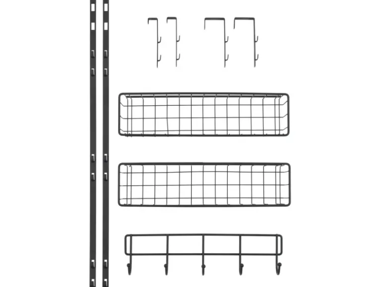 Wenko Türregal zum Aufhängen Schwarz