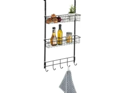 Wenko Türregal zum Aufhängen Schwarz