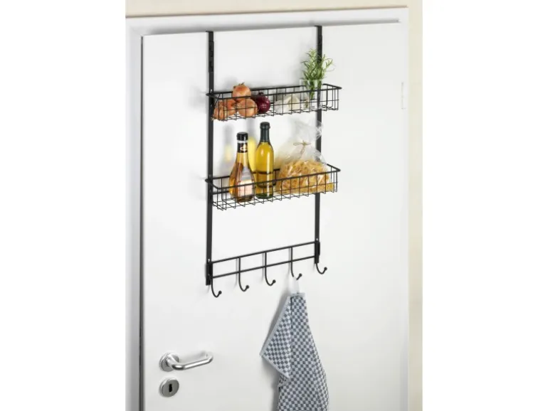 Wenko Türregal zum Aufhängen Schwarz