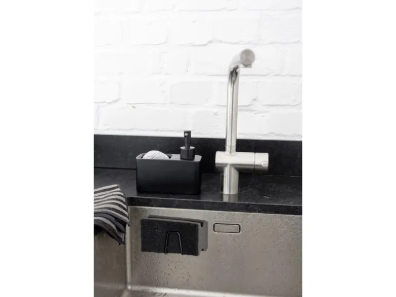 Wenko Universal-Halter Edea Edelstahl 5 cm x 5 cm x 3,5 cm Schwarz