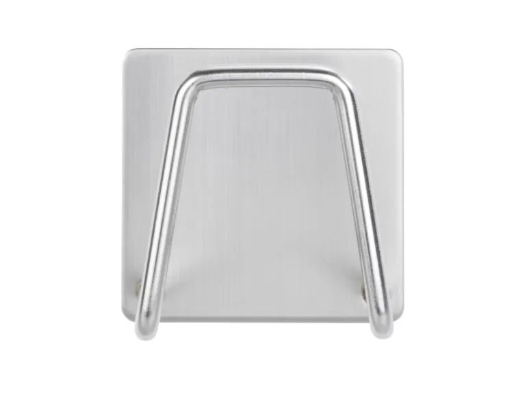 Wenko Universal-Halter Edea Küche Edelstahl rostfrei 5 x 5 x 3,5 cm Silber matt