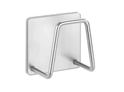 Wenko Universal-Halter Edea Küche Edelstahl rostfrei 5 x 5 x 3,5 cm Silber matt