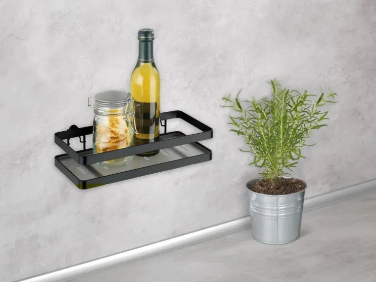 Wenko Universalregal Gala 6 cm x 25 cm x 12 cm Schwarz