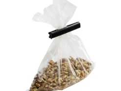 Wenko Verschlussclips Tilly Kunststoff 11 cm x 1,5 cm x 1 cm Schwarz 5 Stück