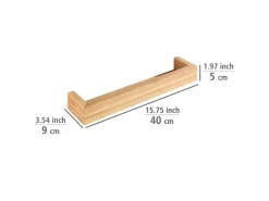 WENKO Wandregal Bambusa 40 cm Bambus