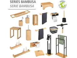 WENKO Wandregal Bambusa 40 cm Bambus