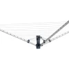 Wenko Wand-Wäschespinne Aluminium 195 cm x 42 cm x 104 cm Trockenlänge 18 m