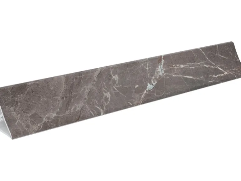 Westag Wandabschlussleiste Plus 59 cm x 2 cm Marmor Marquina (SL120PAT)