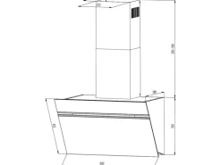 Wolkenstein Dunstabzugshaube W S5-60ABTZ EEK: A