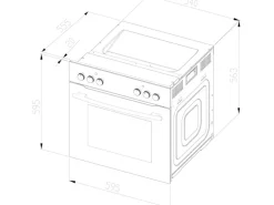 Wolkenstein Einbaubackofen WMO 80