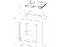 Wolkenstein Einbauherd-Set WMOC 100