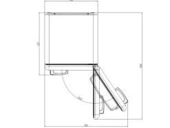 Wolkenstein Kühl-Gefrierkombination KG250.4RT B Schwarz Matt