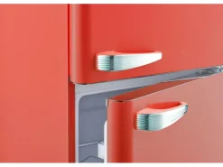 Wolkenstein Kühl-Gefrierkombination KG250.4RT FR Feuerrot Glänzend