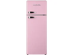 Wolkenstein Retro-Kühl-Gefrierkombination GK212.4RT Pink