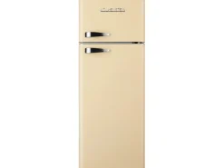 Wolkenstein Retro-Kühl-Gefrierkombination GK212.4RT Creme EEK: E
