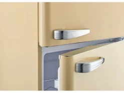 Wolkenstein Retro-Kühl-Gefrierkombination GK212.4RT Creme EEK: E