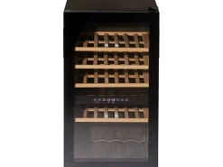 Wolkenstein Weintemperierschrank WTS49DW Schwarz EEK: G