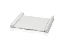 Xavax Zwischenbaurahmen für Waschmaschine und Trockner mit Auszug als Ablage