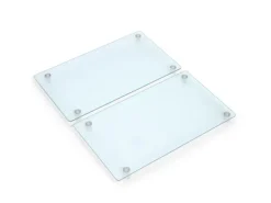 Zeller Glasschneideplatten-Set 2-teilig Transparent