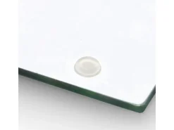 Zeller Herdblende-/Abdeckplatte Schiefer-Optik Glas 50 cm x 56 cm Anthrazit