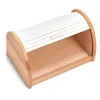 Zeller Rollbrotkasten Buche 21 cm x 25 cm x 39 cm Weiß