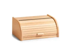 Zeller Rollbrotkasten Buche 18 cm x 28,2 cm x 39 cm Natur