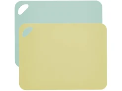 Zeller Schneidematten-Set Kunststoff 2-teilig 29 cm x 38 cm Limone/Mint