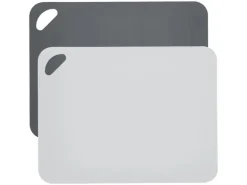 Zeller Schneidematten-Set Kunststoff 2-teilig 29 cm x 38 cm Anthrazit/Grau
