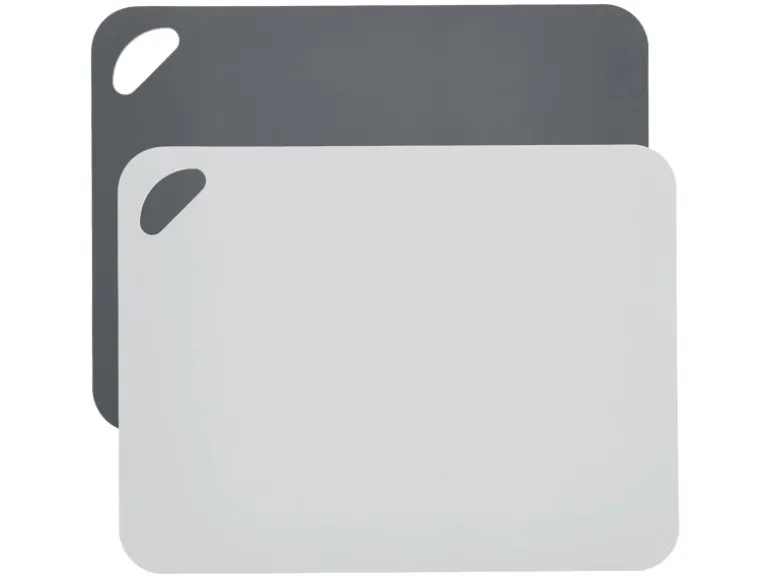 Zeller Schneidematten-Set Kunststoff 2-teilig 29 cm x 38 cm Anthrazit/Grau