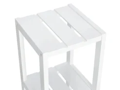 Zeller Standregal mit 4 Ablagen MDF 22 cm x 22 cm x 92 cm Weiß