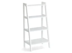 Zeller Standregal mit 4 Ablagen MDF 43 cm x 32 cm x 90 cm Weiß