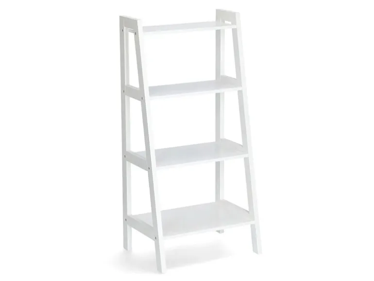 Zeller Standregal mit 4 Ablagen MDF 43 cm x 32 cm x 90 cm Weiß